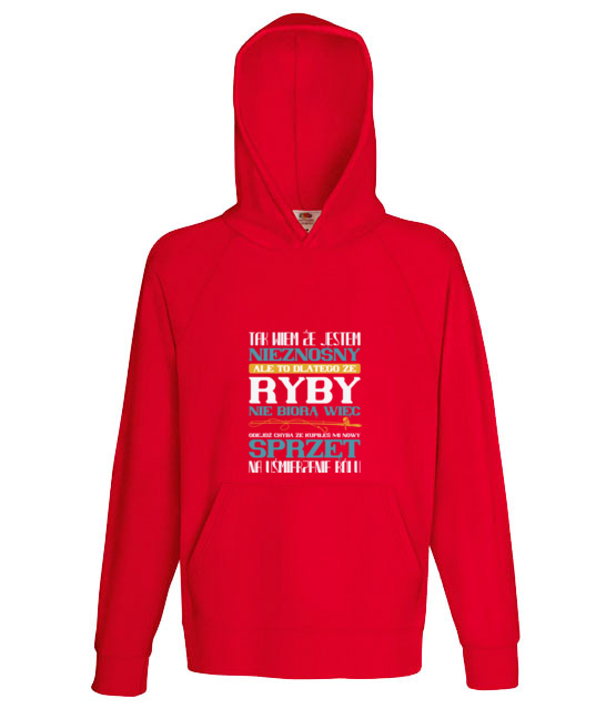 Na zly humor koszulka wedkarska bluza z nadrukiem dla wedkarza mezczyzna jipi pl 1772 136