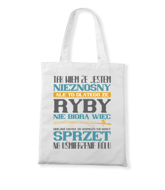 Na zly humor koszulka wedkarska torba z nadrukiem dla wedkarza gadzety jipi pl 1771 161