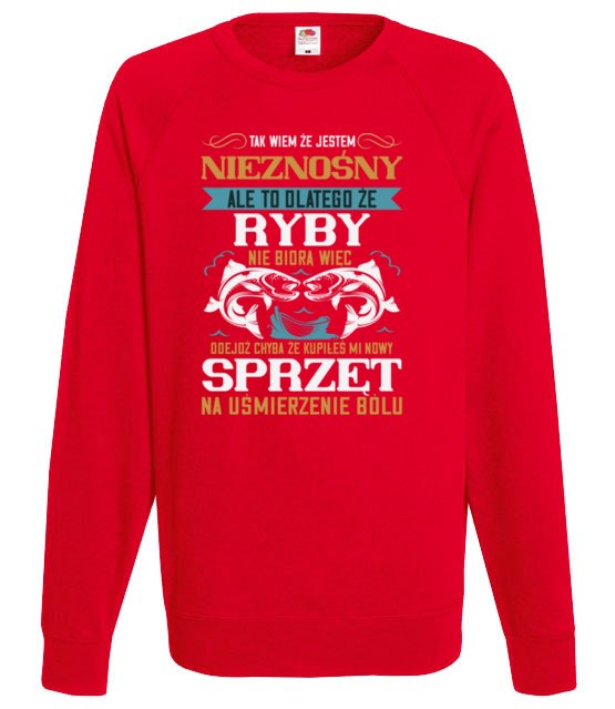 Koszulka wedkarza na gorsze dni bluza z nadrukiem dla wedkarza mezczyzna jipi pl 1774 108