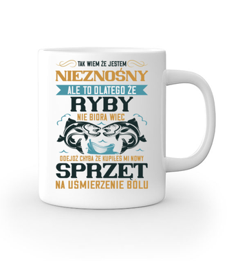 Koszulka wędkarza na gorsze dni - Kubek z nadrukiem - dla wędkarza - Gadżety