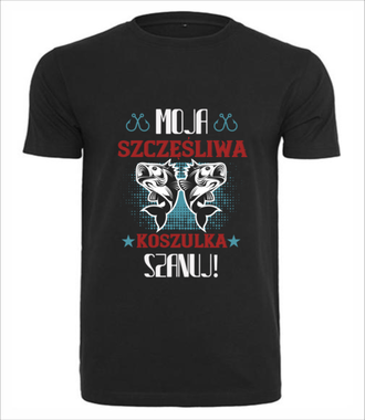 Koszulka na udane połowy - Koszulka z nadrukiem - dla wędkarza - Męska