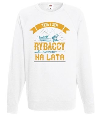 Wędkowanie pokoleniowe - Bluza z nadrukiem - dla wędkarza - Męska