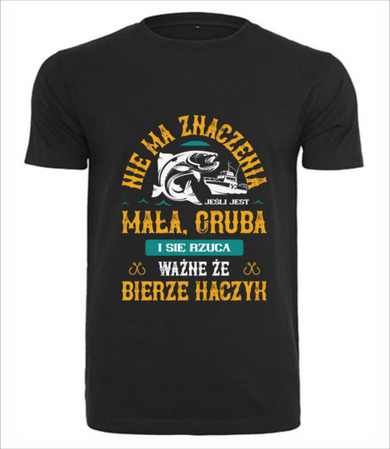 Koszulka wedkarska z podtekstem koszulka z nadrukiem dla wedkarza mezczyzna jipi pl 1784 1