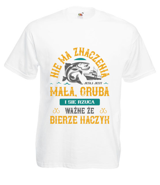 Koszulka wędkarska z podtekstem - Koszulka z nadrukiem - dla wędkarza - Męska
