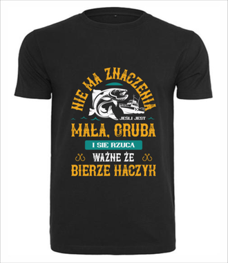 Koszulka wędkarska z podtekstem - Koszulka z nadrukiem - dla wędkarza - Męska