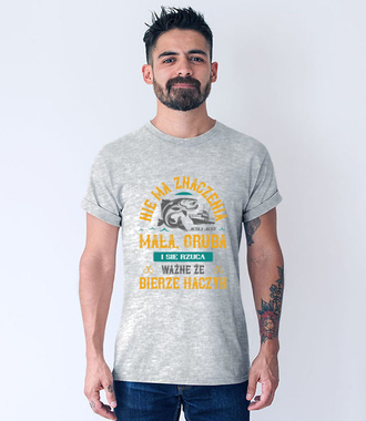 Koszulka wędkarska z podtekstem - Koszulka z nadrukiem - Wędkarskie - Męska