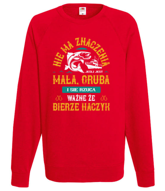 Koszulka wędkarska z podtekstem - Bluza z nadrukiem - dla wędkarza - Męska