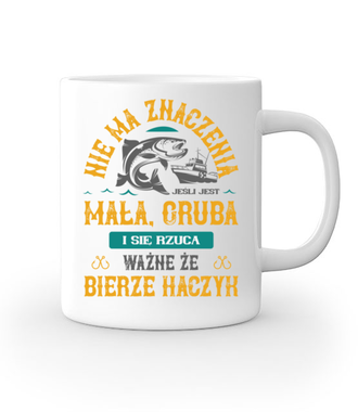 Koszulka wędkarska z podtekstem - Kubek z nadrukiem - dla wędkarza - Gadżety
