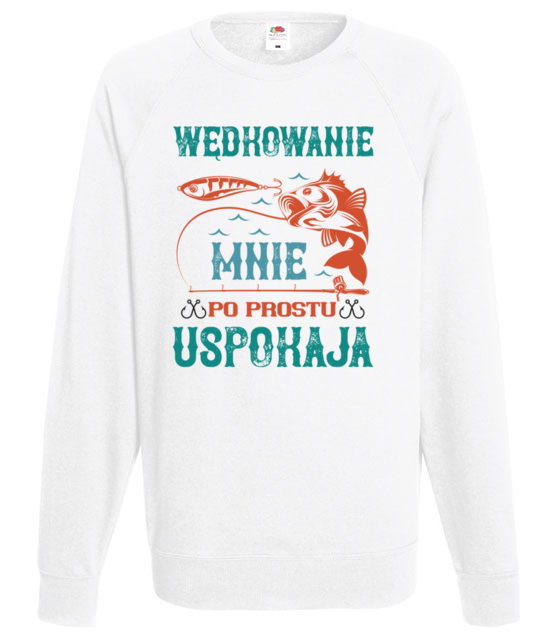 Wedkowanie koi nerwy bluza z nadrukiem dla wedkarza mezczyzna jipi pl 1787 106