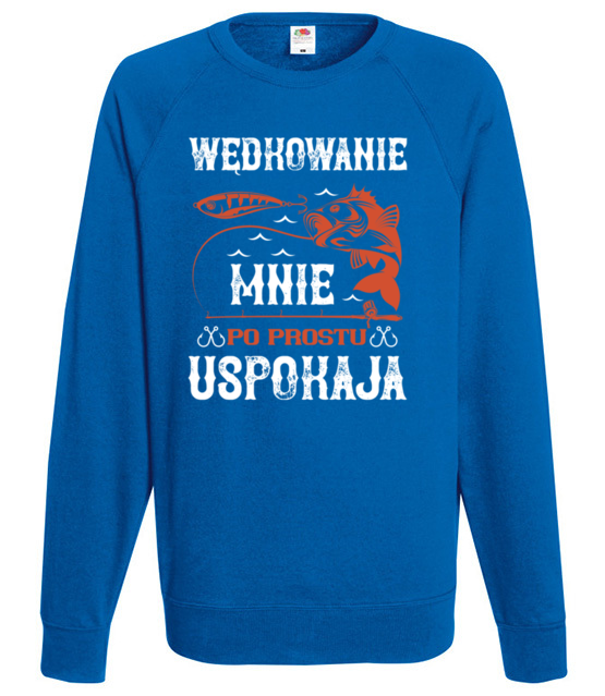 Wedkowanie koi nerwy bluza z nadrukiem dla wedkarza mezczyzna jipi pl 1788 109