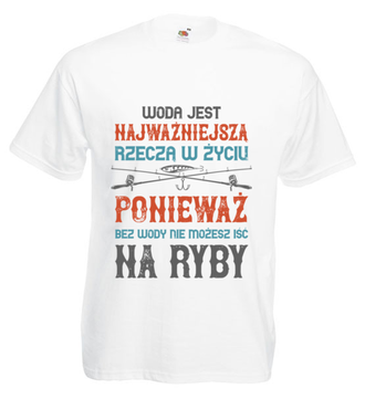 Wędkuj na wesoło - Koszulka z nadrukiem - dla wędkarza - Męska