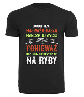 Wędkuj na wesoło - Koszulka z nadrukiem - dla wędkarza - Męska