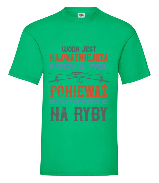 Wedkuj na wesolo koszulka z nadrukiem dla wedkarza mezczyzna jipi pl 1791 186