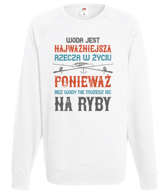 Wędkuj na wesoło - Bluza z nadrukiem - dla wędkarza - Męska