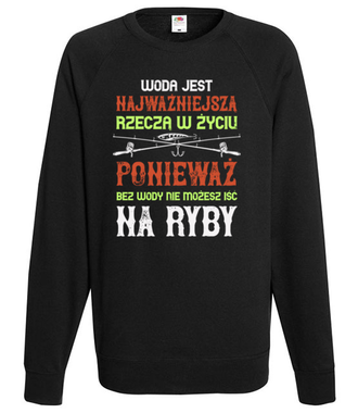 Wędkuj na wesoło - Bluza z nadrukiem - dla wędkarza - Męska