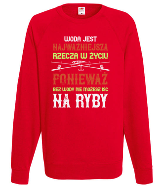 Wędkuj na wesoło - Bluza z nadrukiem - dla wędkarza - Męska
