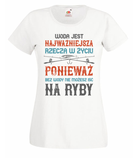 Wedkuj na wesolo koszulka z nadrukiem dla wedkarza kobieta jipi pl 1791 58