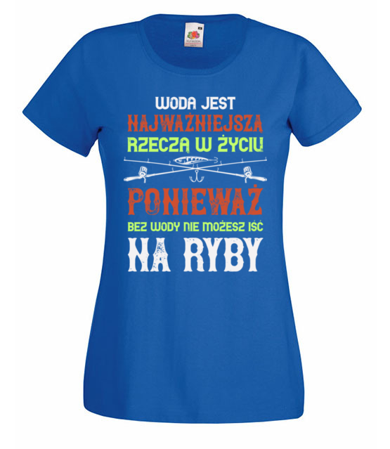 Wedkuj na wesolo koszulka z nadrukiem dla wedkarza kobieta jipi pl 1792 61