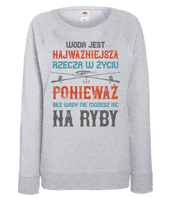 Wedkuj na wesolo bluza z nadrukiem dla wedkarza kobieta jipi pl 1791 118
