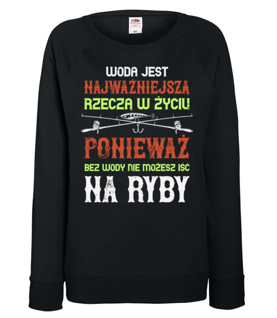 Wedkuj na wesolo bluza z nadrukiem dla wedkarza kobieta jipi pl 1792 115
