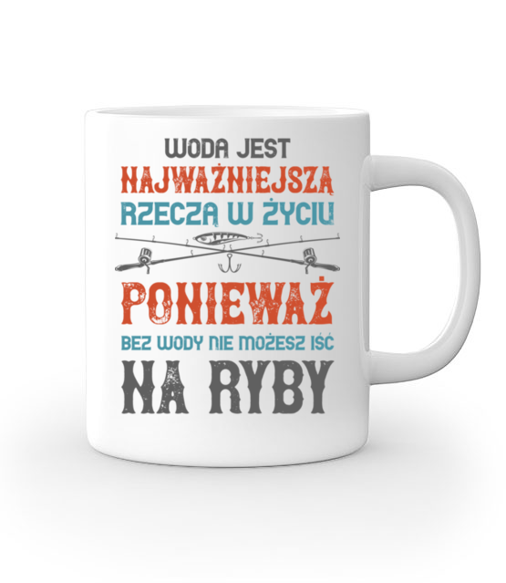 Wedkuj na wesolo kubek z nadrukiem dla wedkarza gadzety jipi pl 1791 159