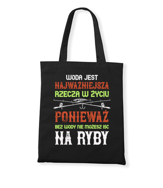 Wędkuj na wesoło - Torba z nadrukiem - dla wędkarza - Gadżety