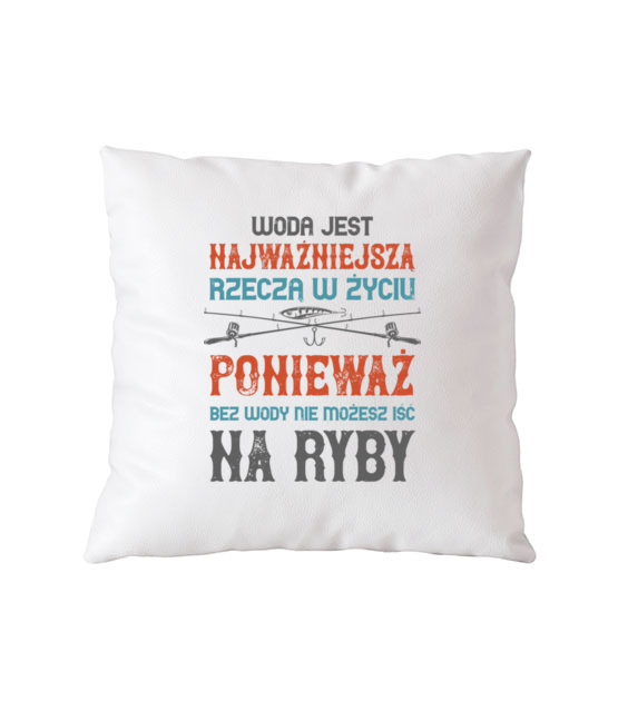 Wedkuj na wesolo poduszka z nadrukiem dla wedkarza gadzety jipi pl 1791 164