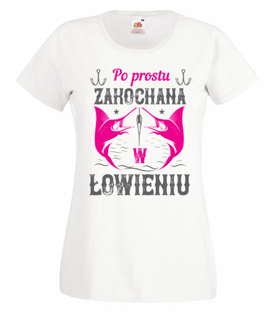 Kobieca koszulka wedkarska koszulka z nadrukiem dla wedkarza kobieta jipi pl 1793 58