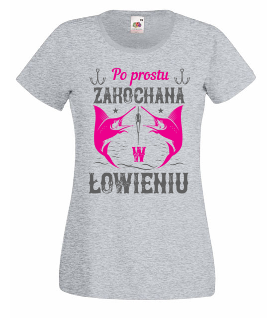 Kobieca koszulka wedkarska koszulka z nadrukiem dla wedkarza kobieta jipi pl 1793 63