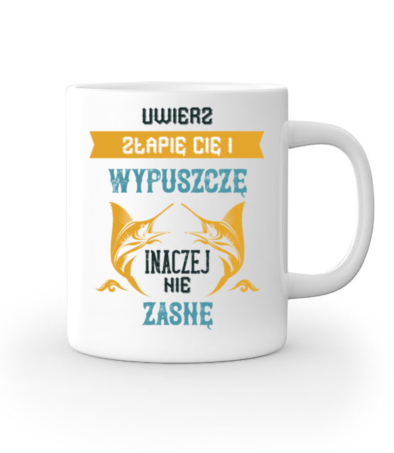 Z wedkarskim poszanowaniem zycia kubek z nadrukiem dla wedkarza gadzety jipi pl 1795 159