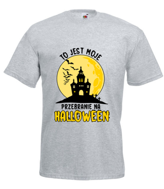 Efektowane przebranie - Koszulka z nadrukiem - Halloween - Męska