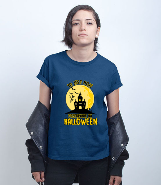 Efektowane przebranie koszulka z nadrukiem halloween kobieta jipi pl 1806 74