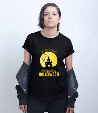 Efektowane przebranie - Koszulka z nadrukiem - Halloween - Damska