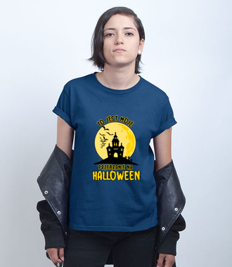 Efektowane przebranie - Koszulka z nadrukiem - Halloween - Damska