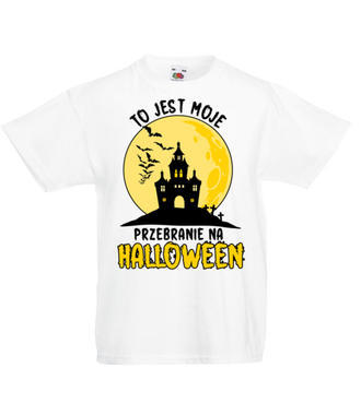 Efektowane przebranie - Koszulka z nadrukiem - Halloween - Dziecięca
