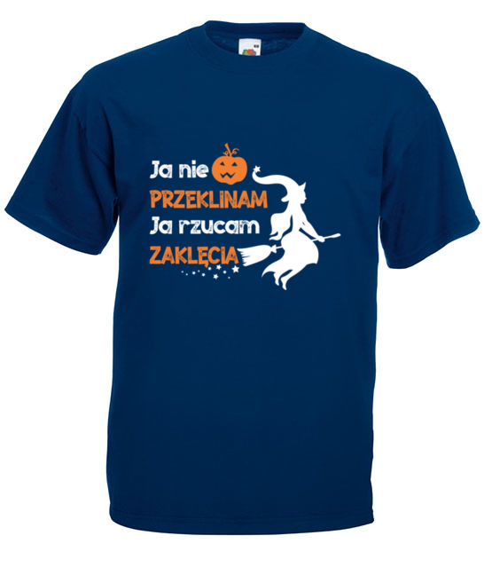 Ja rzucam zaklecia koszulka z nadrukiem halloween mezczyzna jipi pl 1808 3