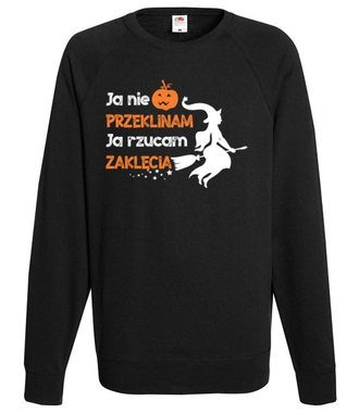 Ja rzucam zaklęcia - Bluza z nadrukiem - Halloween - Męska