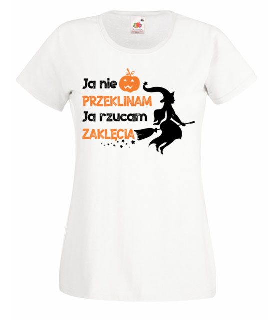 Ja rzucam zaklecia koszulka z nadrukiem halloween kobieta jipi pl 1807 58