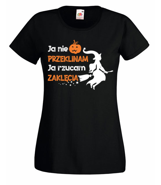 Ja rzucam zaklecia koszulka z nadrukiem halloween kobieta jipi pl 1808 59