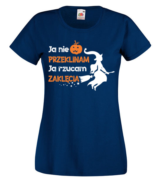 Ja rzucam zaklecia koszulka z nadrukiem halloween kobieta jipi pl 1808 62
