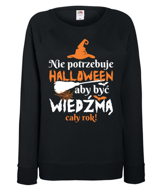 Małe ostrzeżenie na wesoło - Bluza z nadrukiem - Halloween - Damska