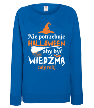 Małe ostrzeżenie na wesoło - Bluza z nadrukiem - Halloween - Damska