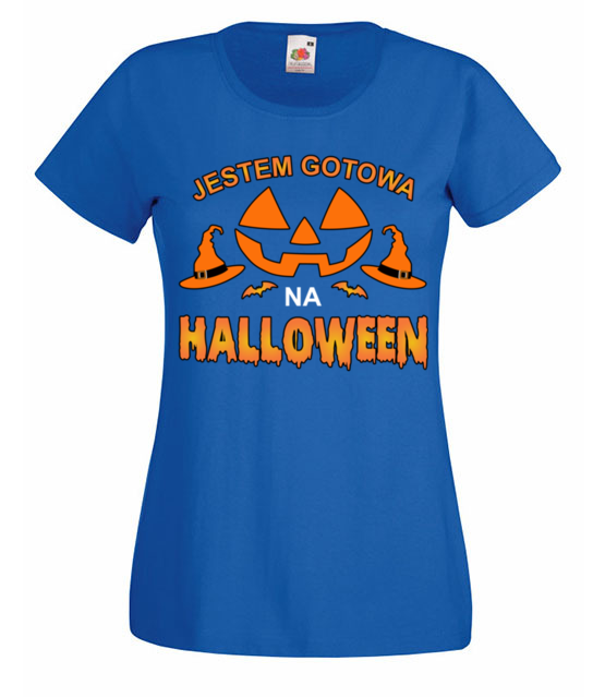 Zwarta i gotowa na halloween koszulka z nadrukiem halloween kobieta jipi pl 1814 61