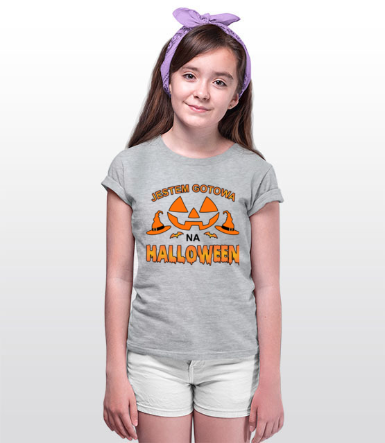 Zwarta i gotowa na halloween koszulka z nadrukiem halloween dziecko jipi pl 1813 93