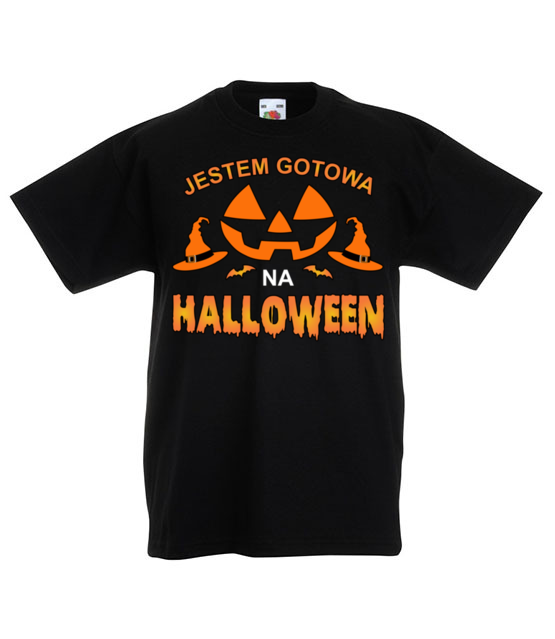 Zwarta i gotowa na halloween koszulka z nadrukiem halloween dziecko jipi pl 1814 82
