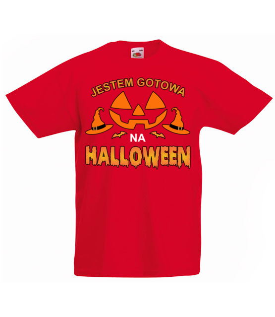 Zwarta i gotowa na halloween koszulka z nadrukiem halloween dziecko jipi pl 1814 84