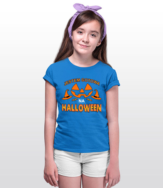 Zwarta i gotowa na halloween koszulka z nadrukiem halloween dziecko jipi pl 1814 91