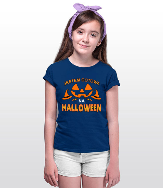 Zwarta i gotowa na halloween koszulka z nadrukiem halloween dziecko jipi pl 1814 92