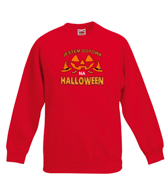 Zwarta i gotowa na halloween bluza z nadrukiem halloween dziecko jipi pl 1814 125