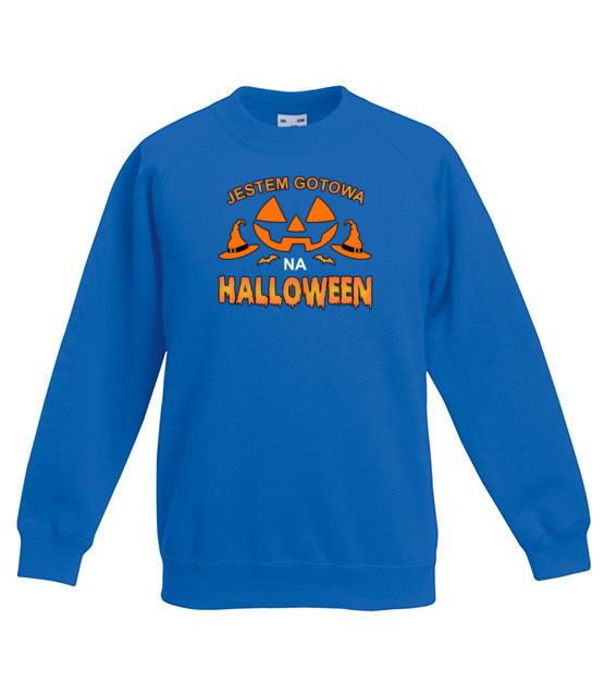 Zwarta i gotowa na halloween bluza z nadrukiem halloween dziecko jipi pl 1814 126